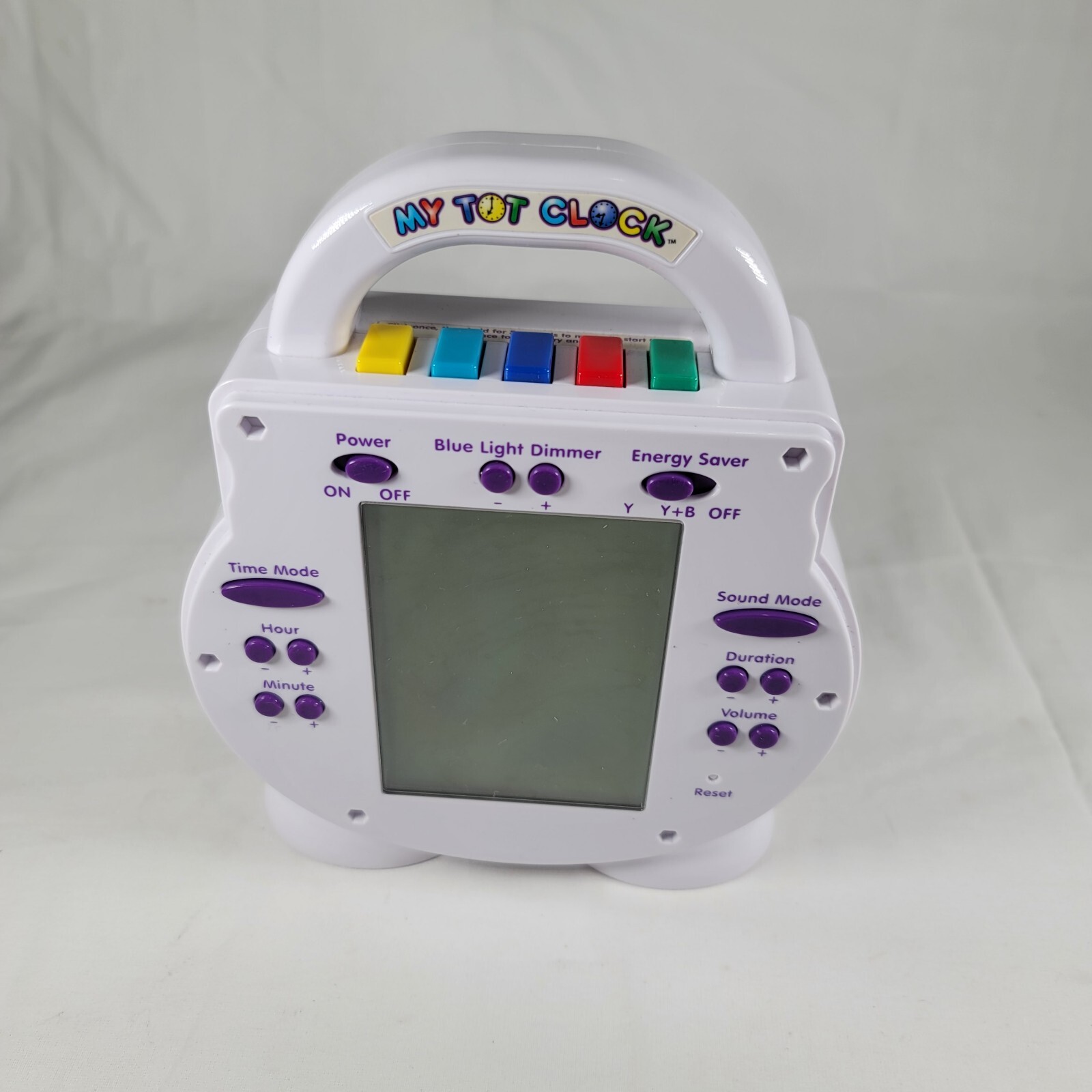 My Tot Clock All-In-One Toddler Sleep Aid Alarm Nightlight No Power Cord