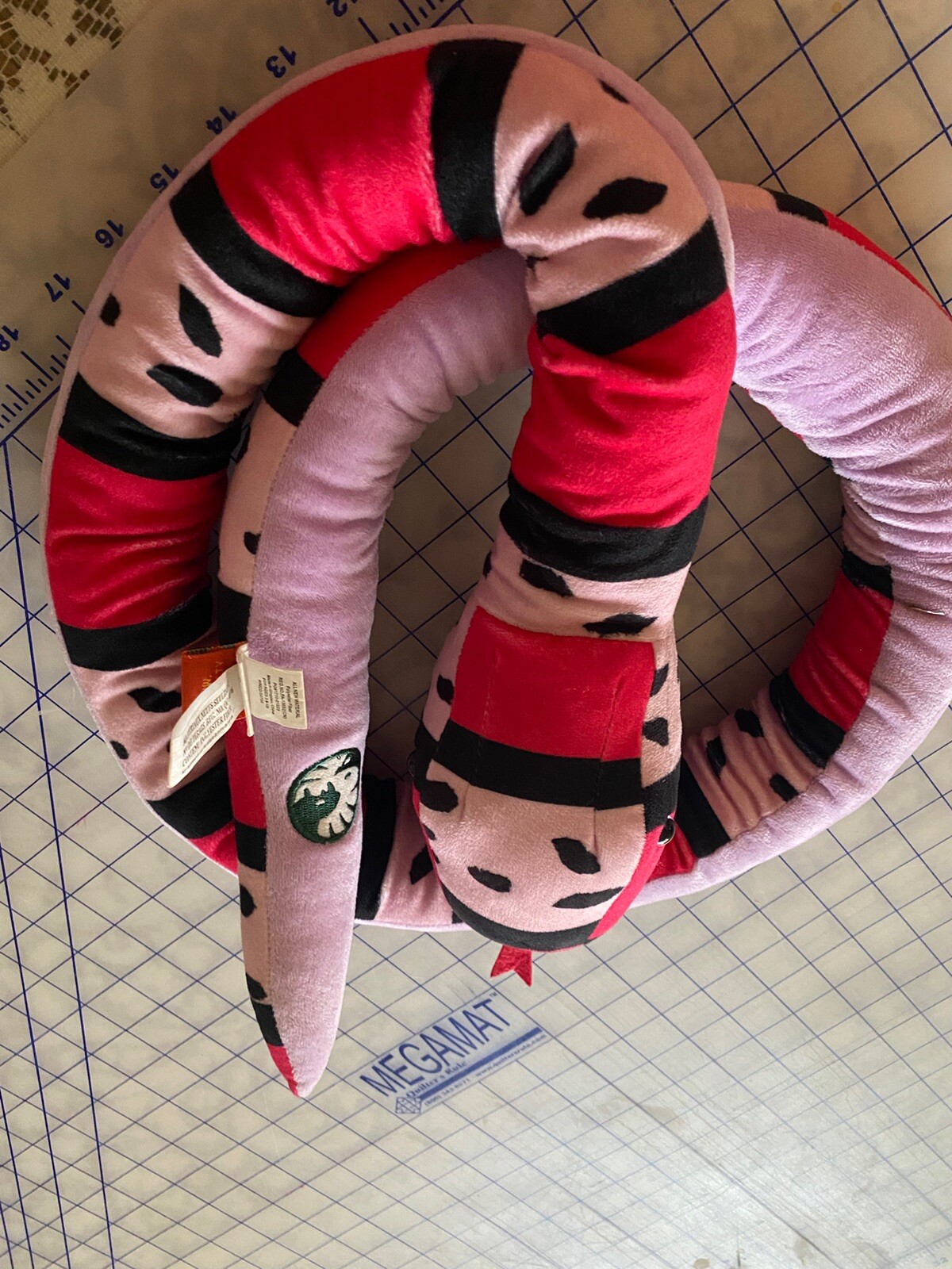Adventure Planet Snake Red Purple Pink Black 65″ long