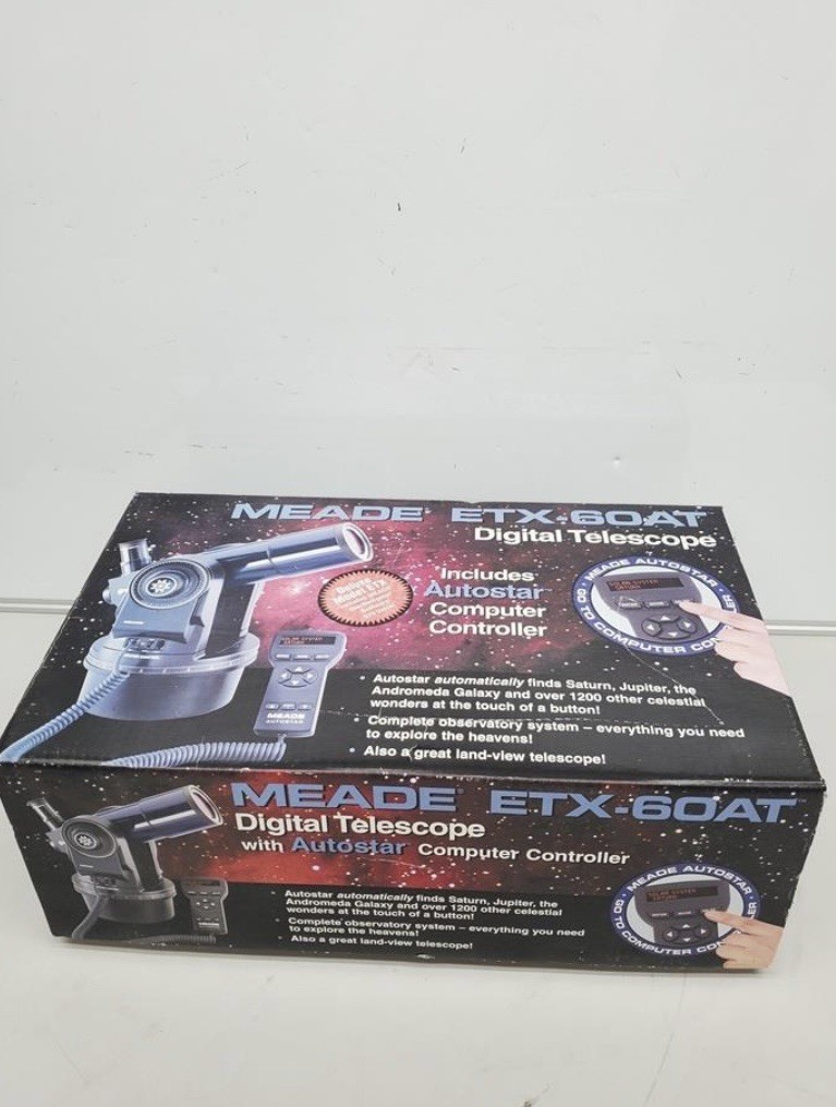 Meade ETX-60 AT Refractor Digital Telescope With Autostar Computer Controller