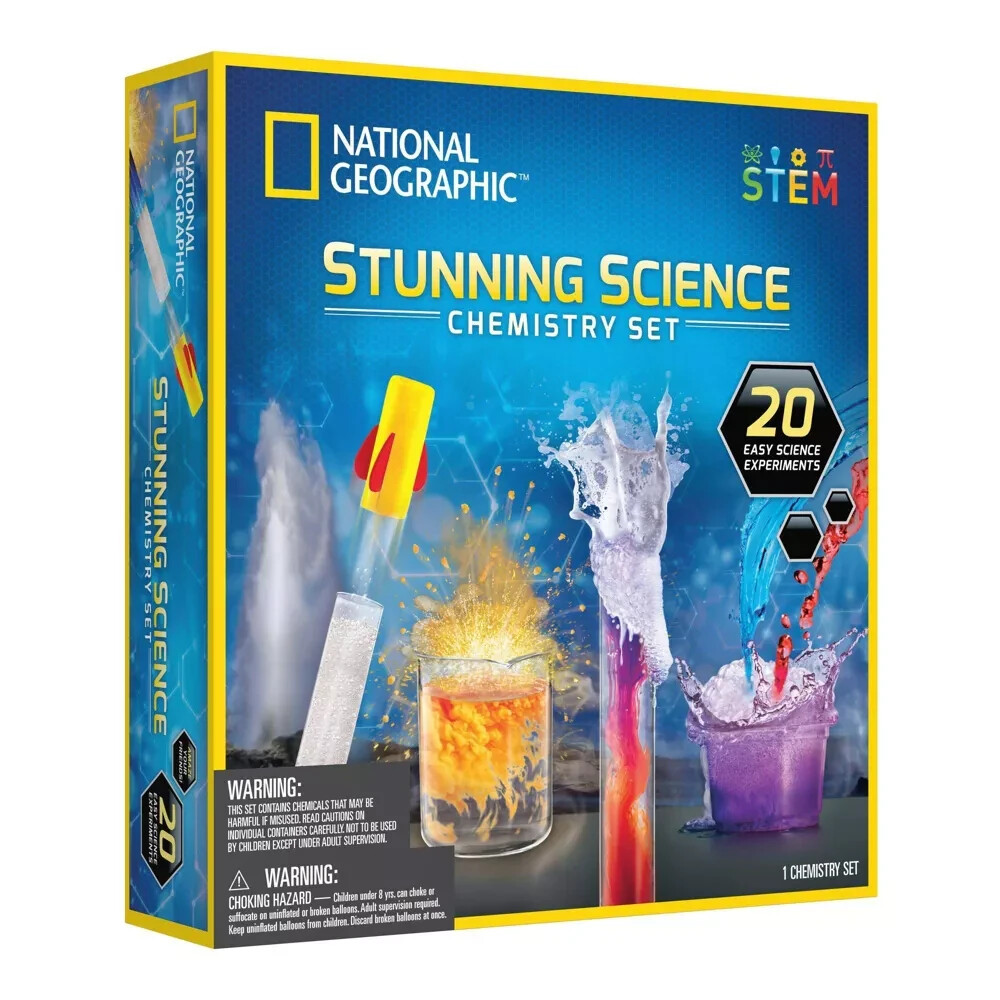 National Geographic Stunning Science Chemistry Lab STEM Science Kit 💖