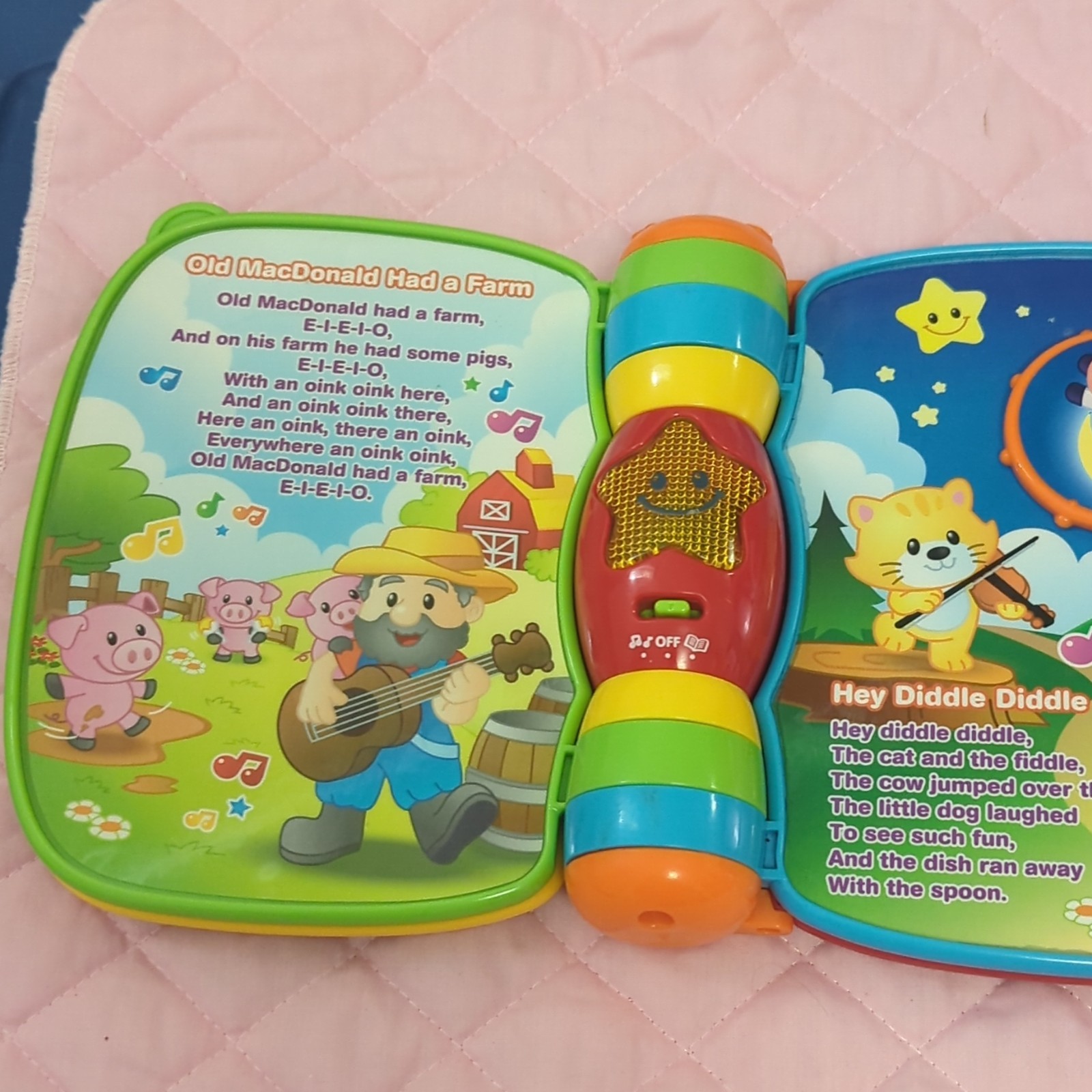 VTech Musical Rhymes Game Book Interactive Electronic Learning Toy Ages 1-4