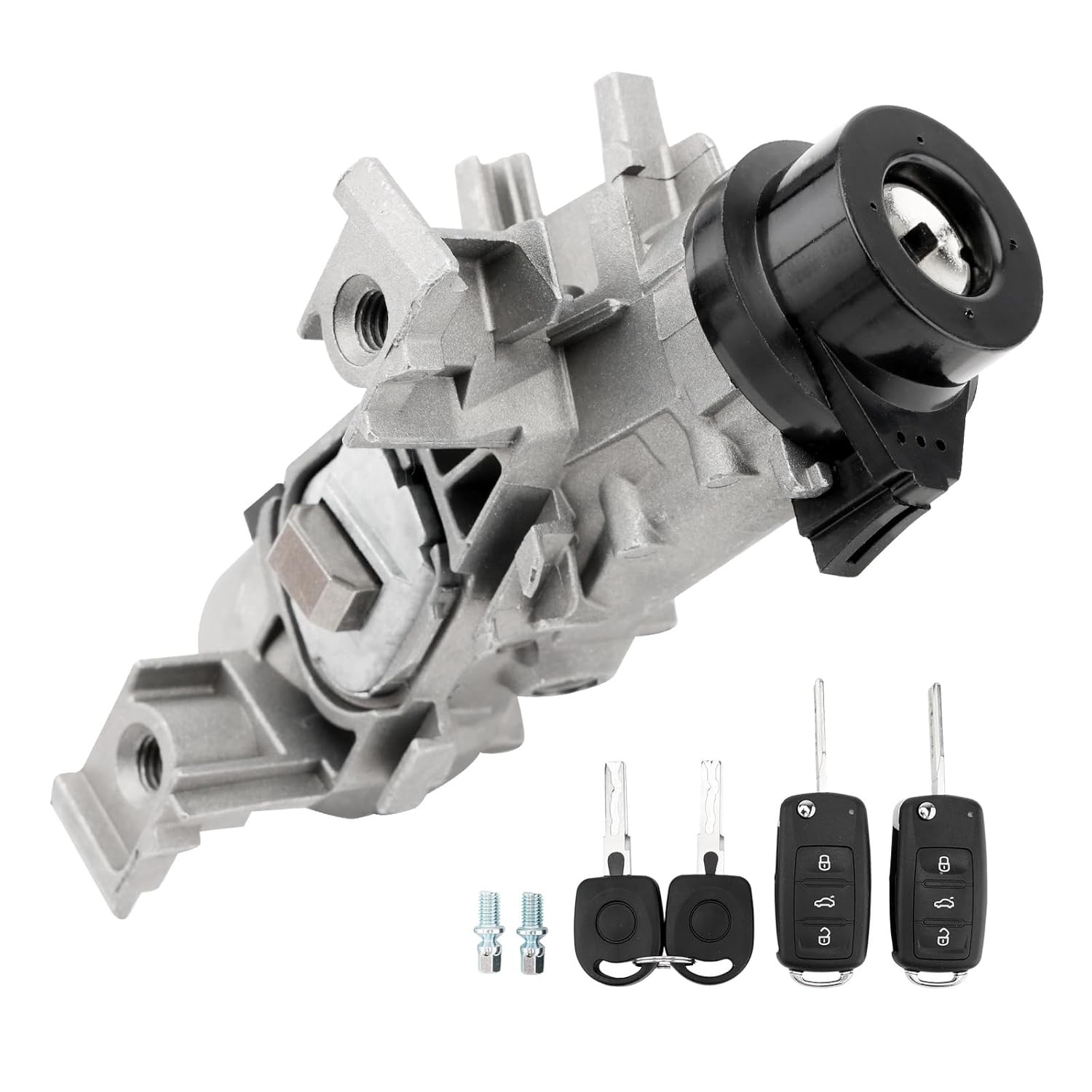 Ignition Switch Lock Cylinder, Compatible with Volkswagen VW 06-18 Jetta, 04-07