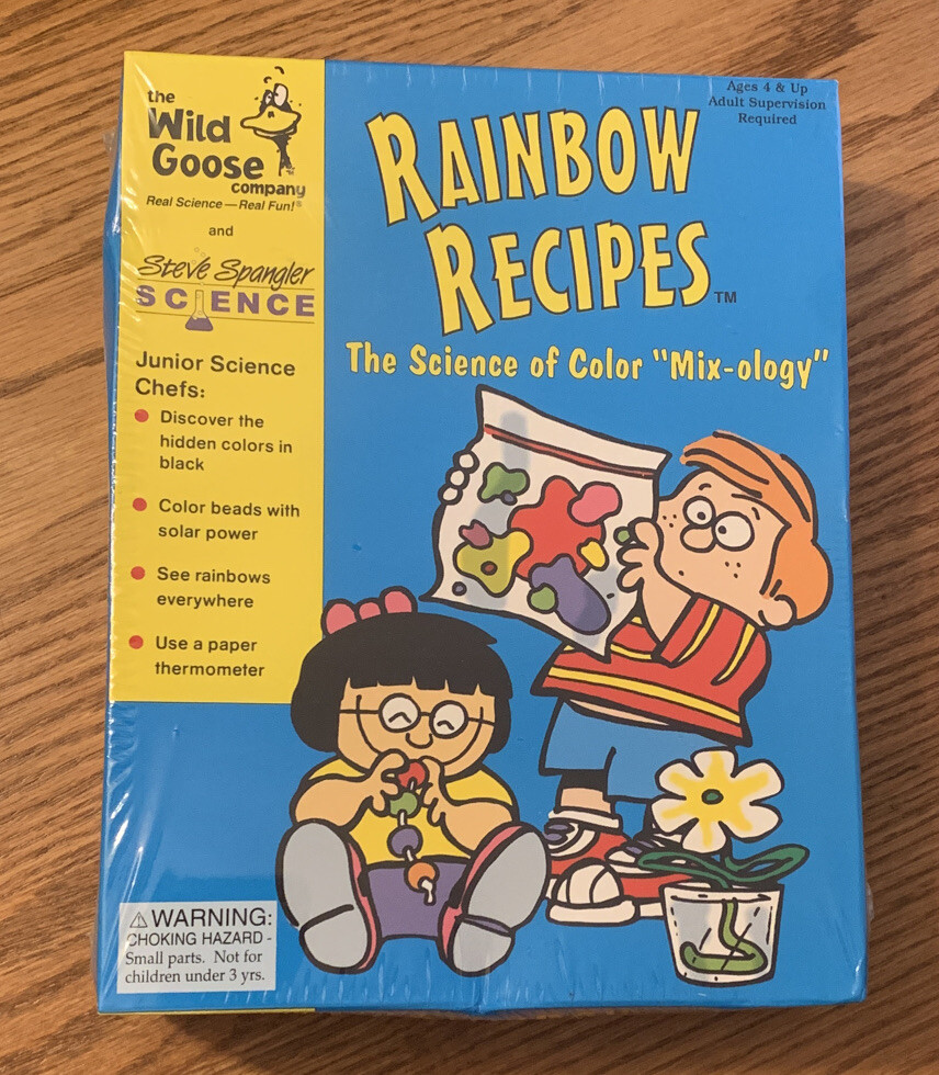 Rainbow Recipes science project The Wild Goose Company sealed