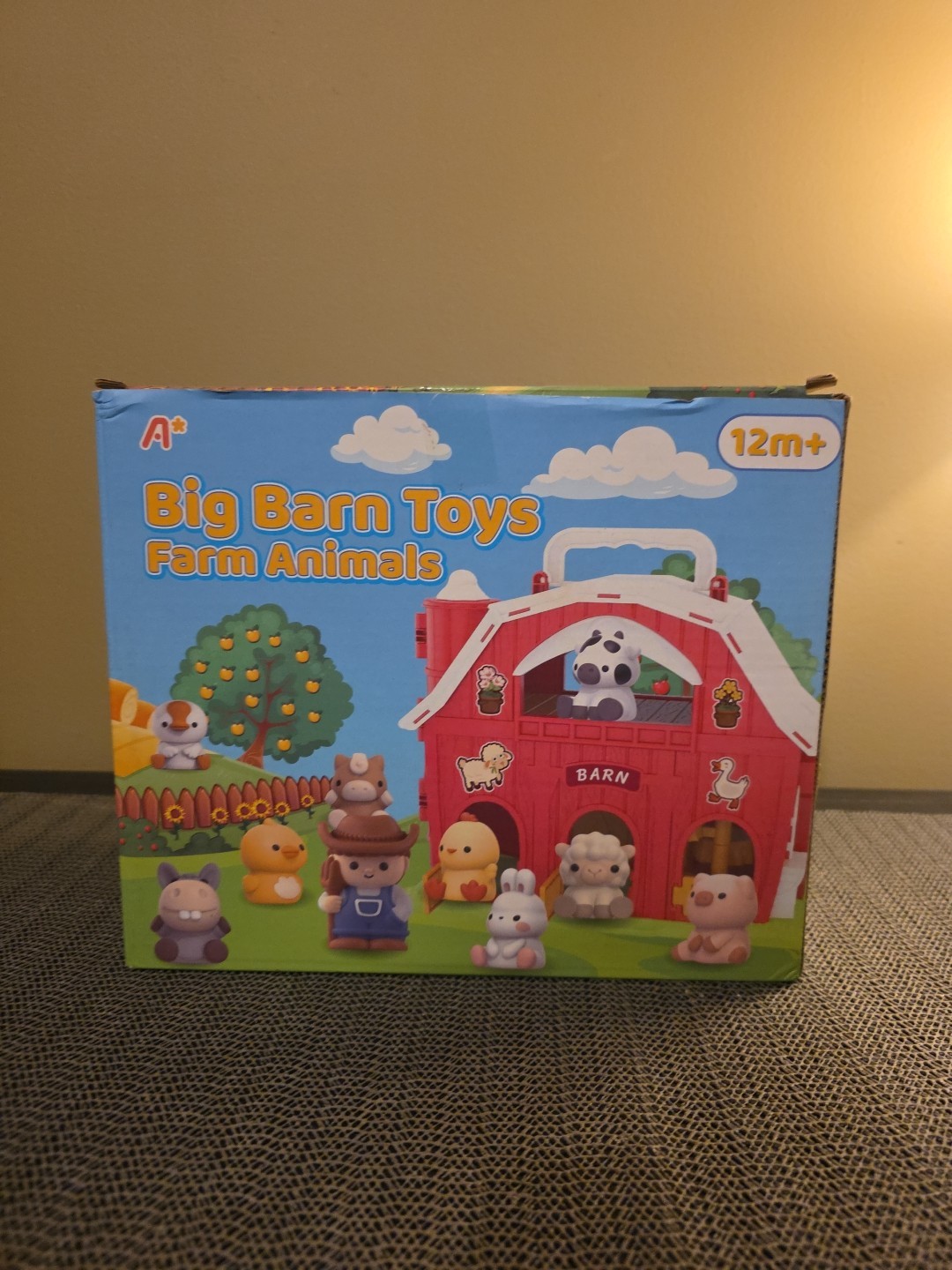 Big Red Barn Farm, 9 Animals, designed for toddlers aged 1 and up InteractiveToy