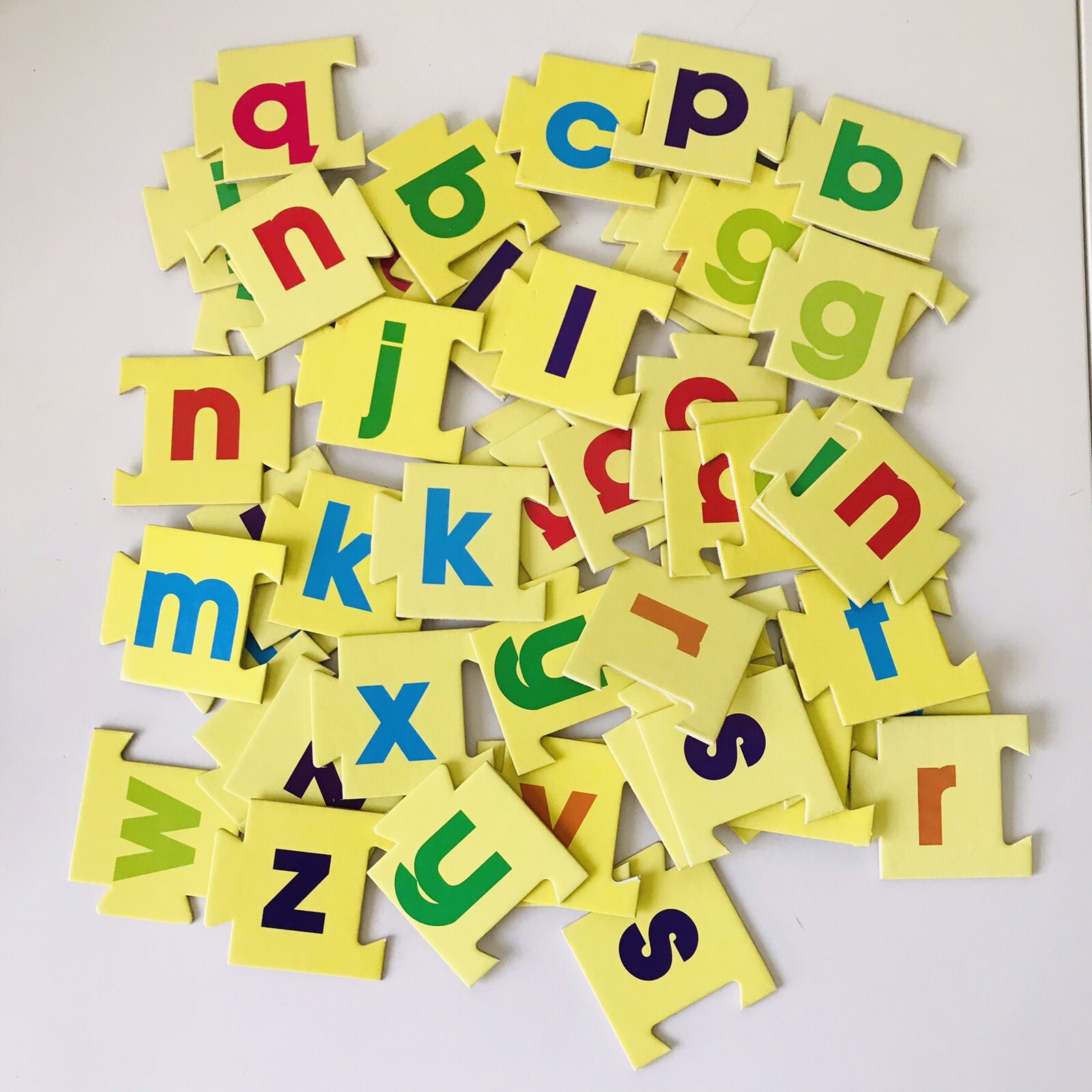 VTG Teach a Tot Game Spelling Arithmetic Learning Interlocking Cards Holdson ‘93