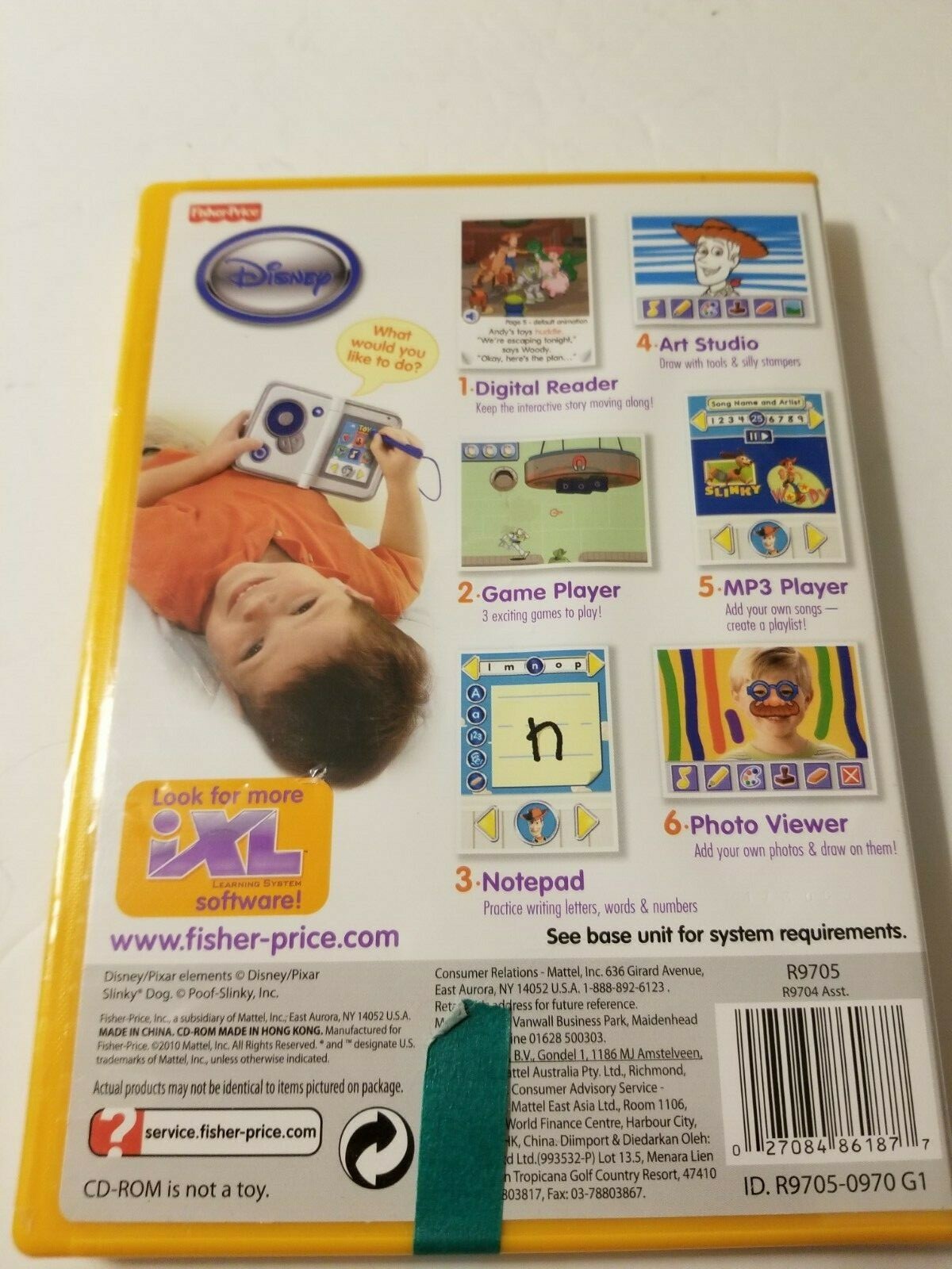 IXL..TOY STORY AND HANDY MANNY. EXCELLENT CONDITION