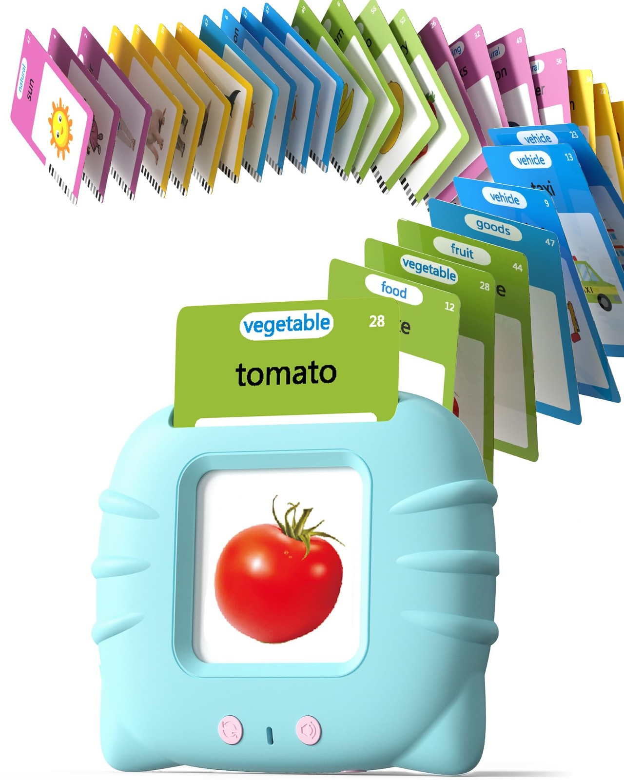 Airbition Talking Flash Cards for Toddlers 1 2 3 4 Year Olds, Montessori Lang…