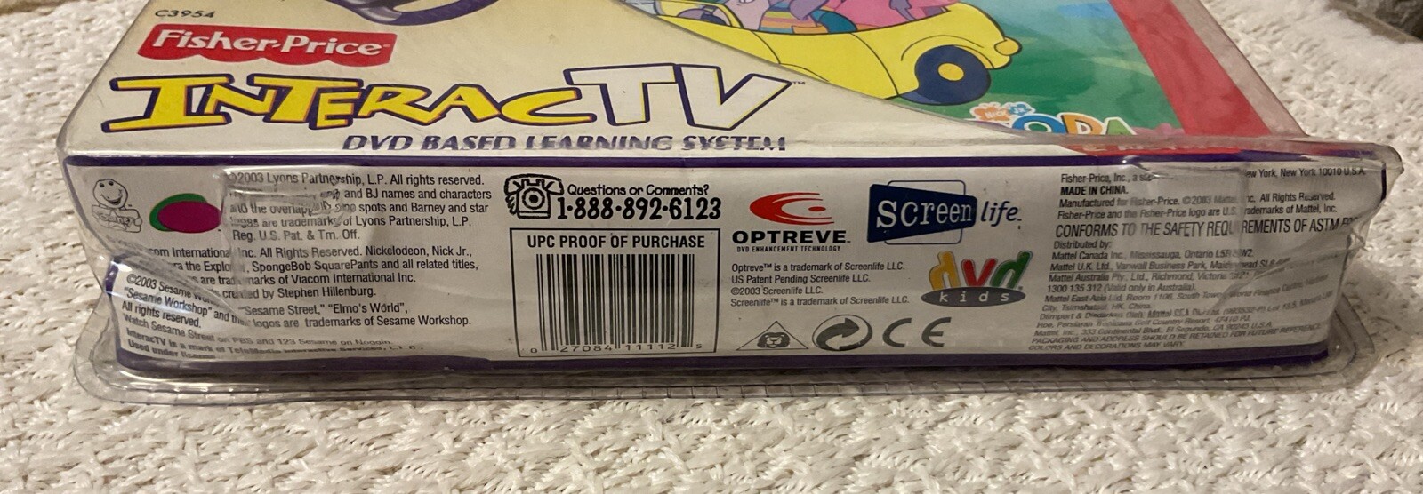 Fisher Price InteracTV DORA THE EXPLORER Rapido Tico! – C3954, BRAND NEW