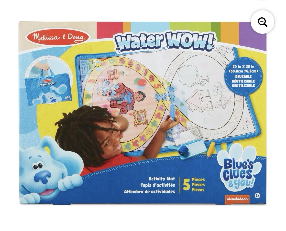 Melissa And Doug Blues Clues And You Water Wow Activity Mat 16″ X 11.75″