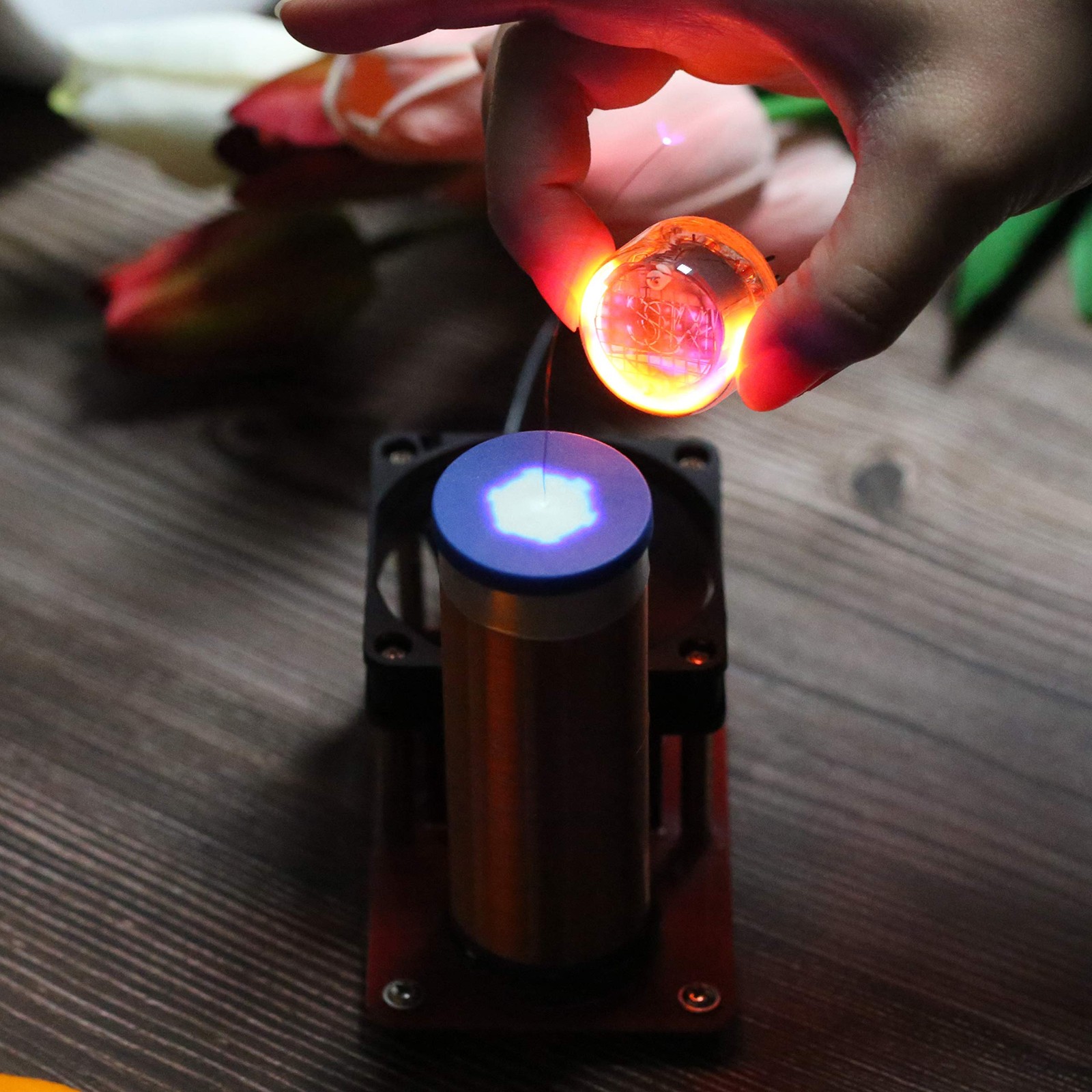 Tesla Coil Wireless Transmission Demonstration Tool Lamp Glow Tube Neon Light…
