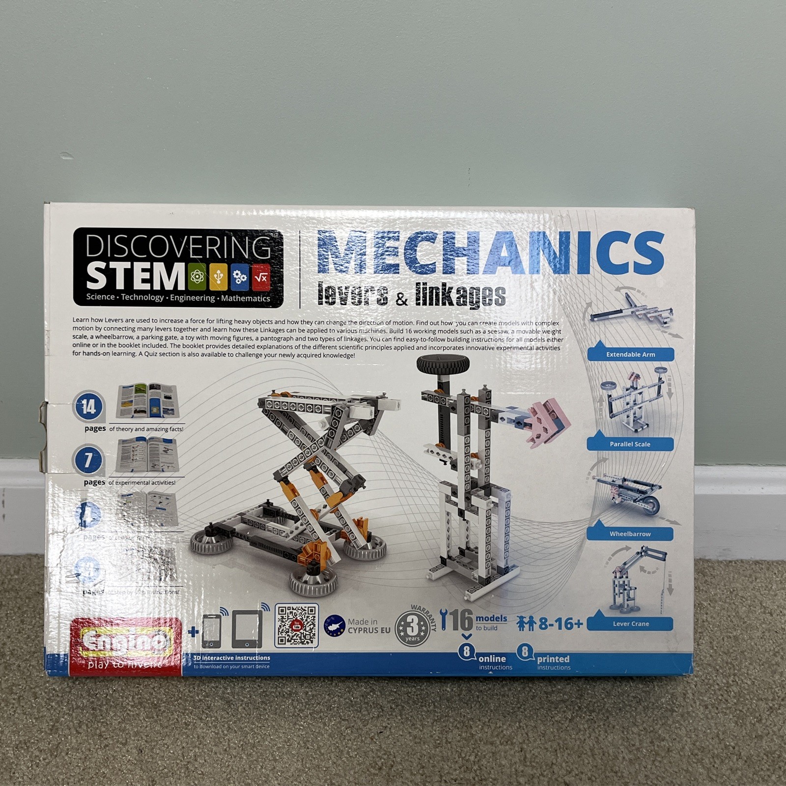 NIB Discovering STEM Mechanics Levers & Linkages Construction Kit