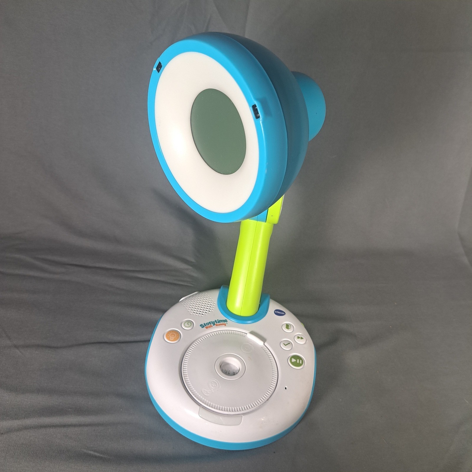 VTech Storytime With Sunny Interactive Storytelling Lamp Blue Green Educational
