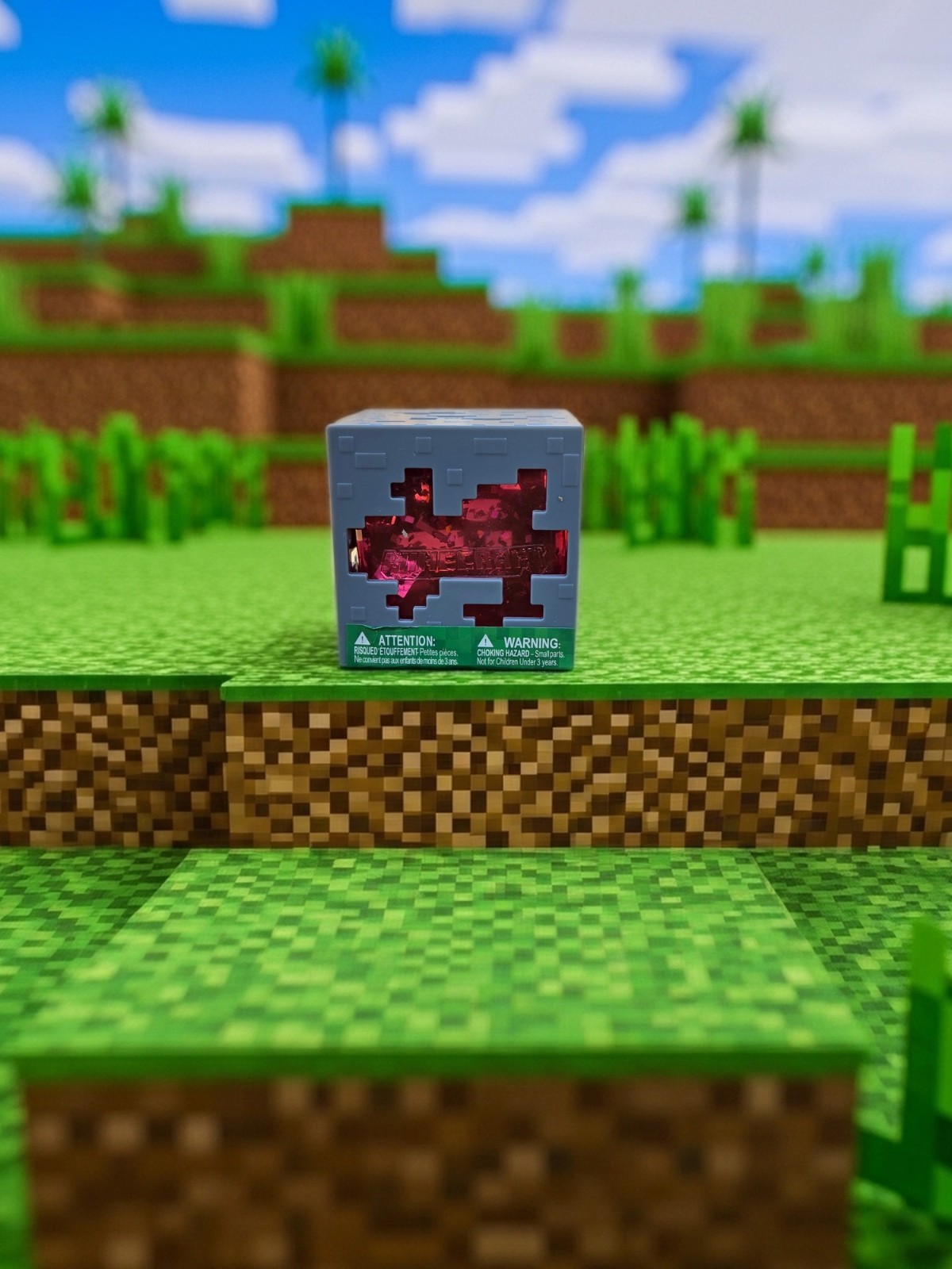 PINK MINECRAFT JELLY CUBES Viral Squishy IN HAND NEW + RARE + FAST SHIPPING