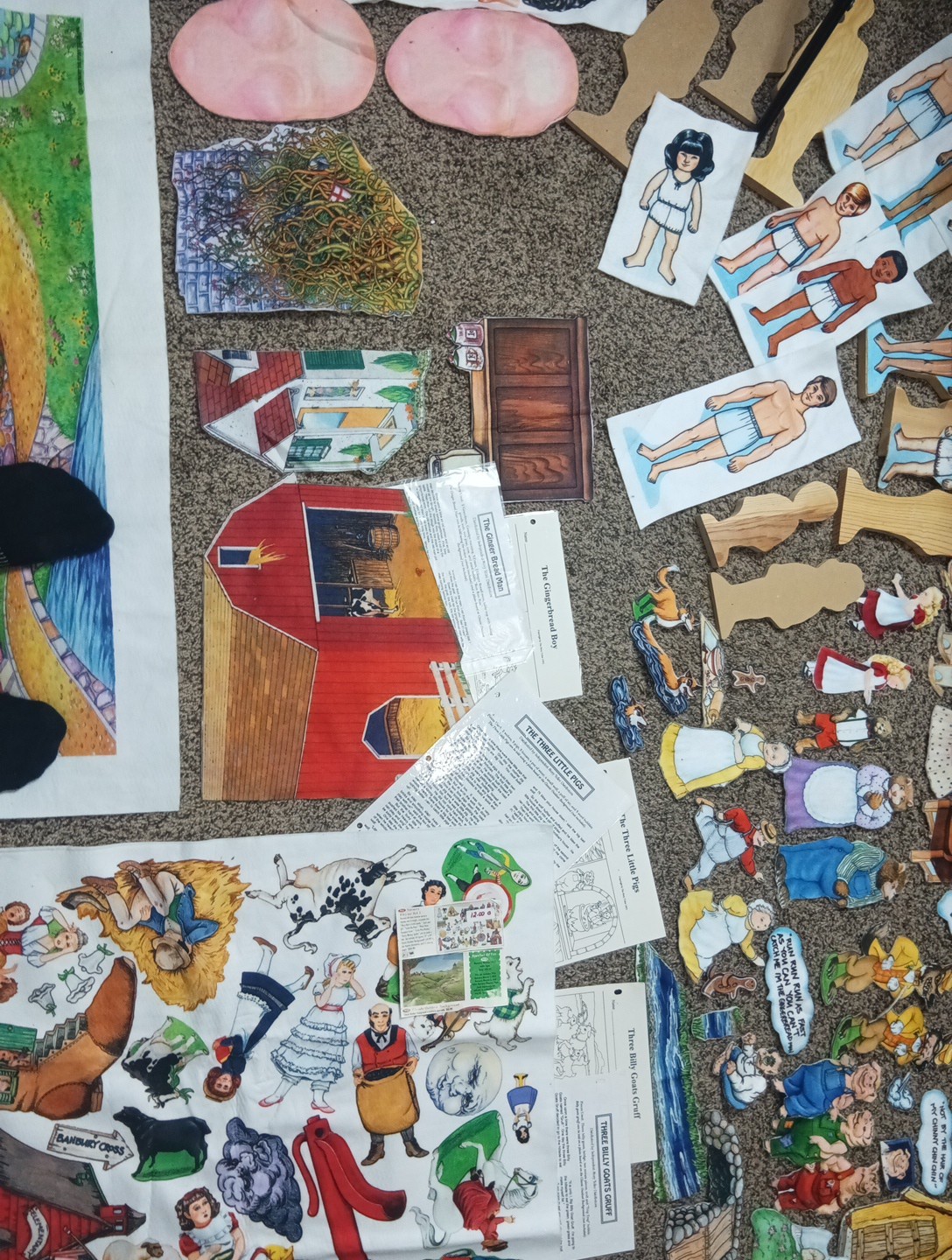 The Story Teller Felt Flannel Boards, Many Stories Lot School Princes TD17D