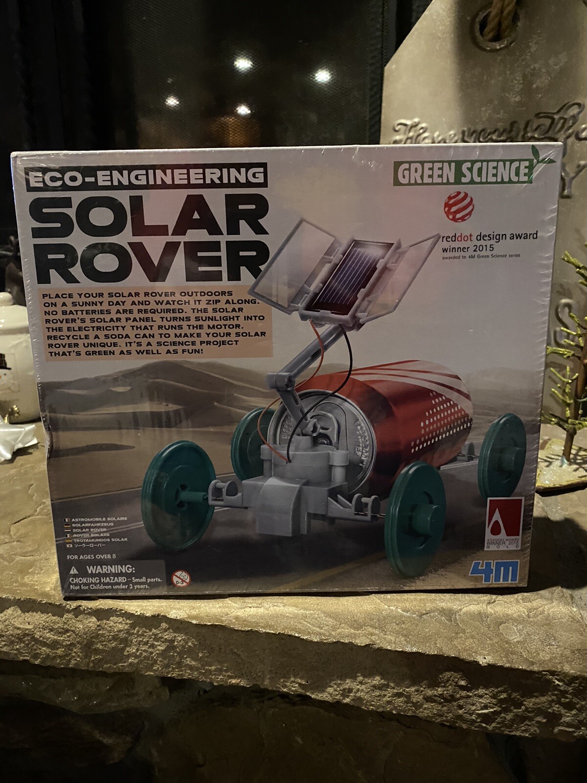 NEW Sealed Box Eco-Engineering Solar Rover Green Science Model. 4M.