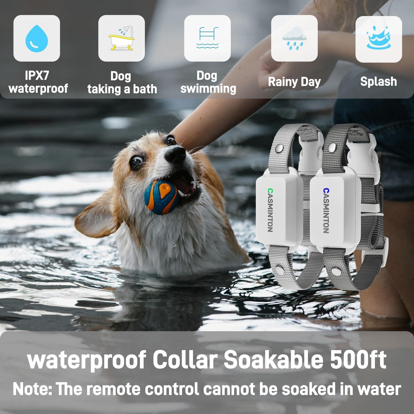 Shock Collar for 2Dogs [CRS01Pro]126 Training Levels, 4 Powerful Modes With 2…