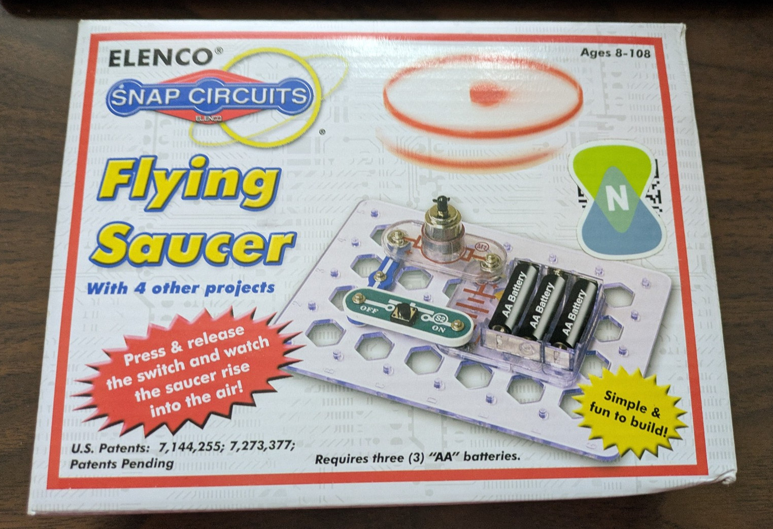 ELENCO Snap Circuits Flying Saucer NIB STEM SCIENCE 4 Other Projects NOS