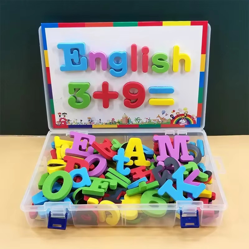 Magnetic Letters Numbers ABC 123 Set 13x10x10cm/5.1×3.9×3.9in Fridge Toy
