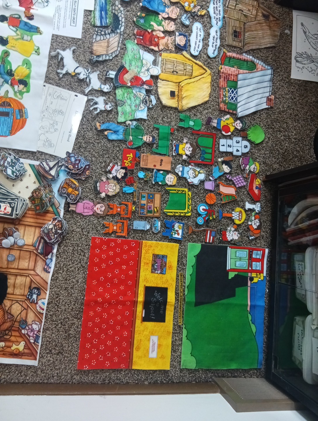 The Story Teller Felt Flannel Boards, Many Stories Lot School Princes TD17D