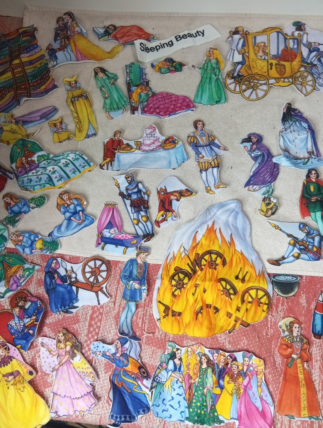 The Story Teller Felt Flannel Boards, Many Stories Lot School Princes TD17D