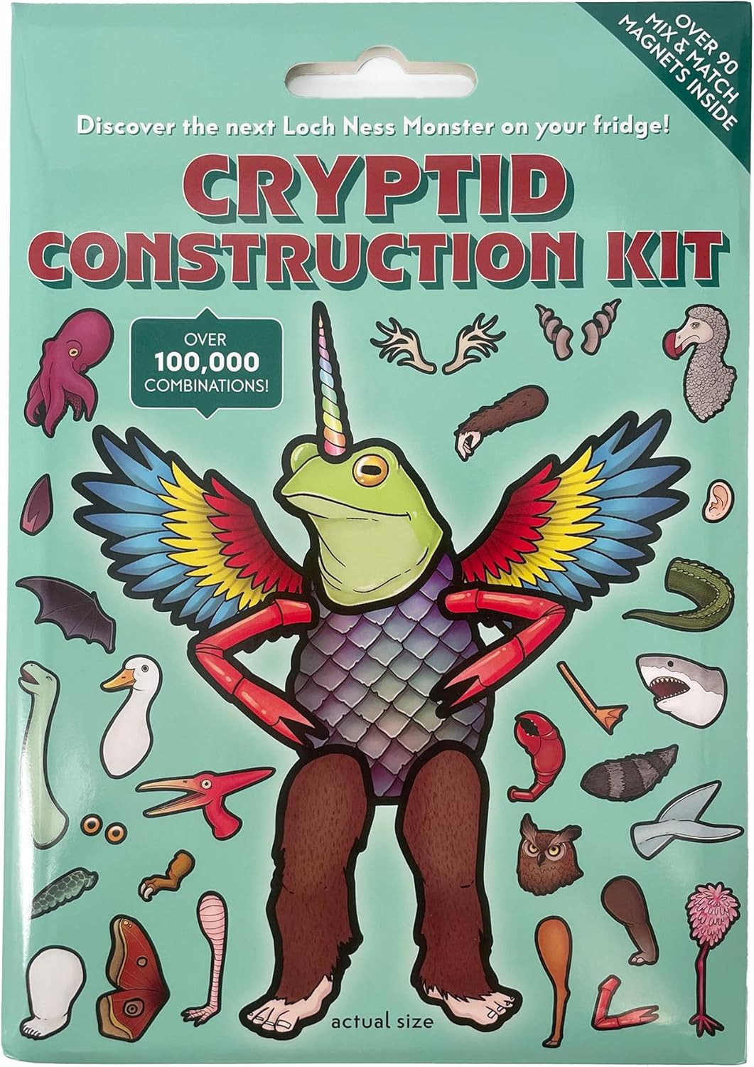 Cryptid Construction Kit – Funny Fridge Magnet Creature Creation Kit by