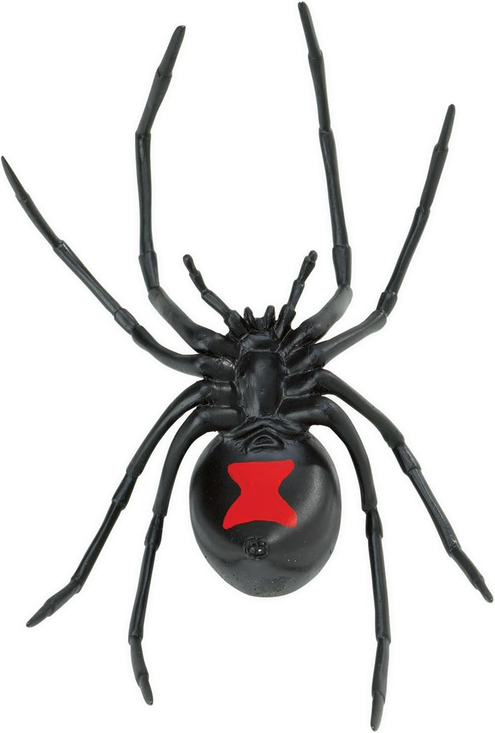 Black Widow Spider Figurine – Realistic 6.5″ Arachnid Figure – Educational Toy f
