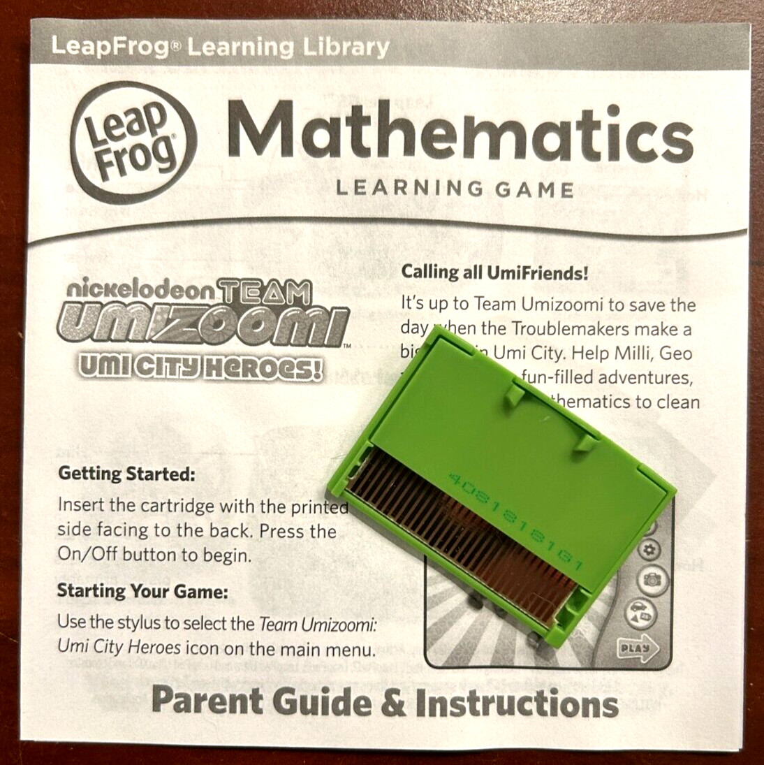 LeapFrog LeapPad Explorer Learning System: Team Umizoomi, Leap Pad 1 2 3 GS Ultr