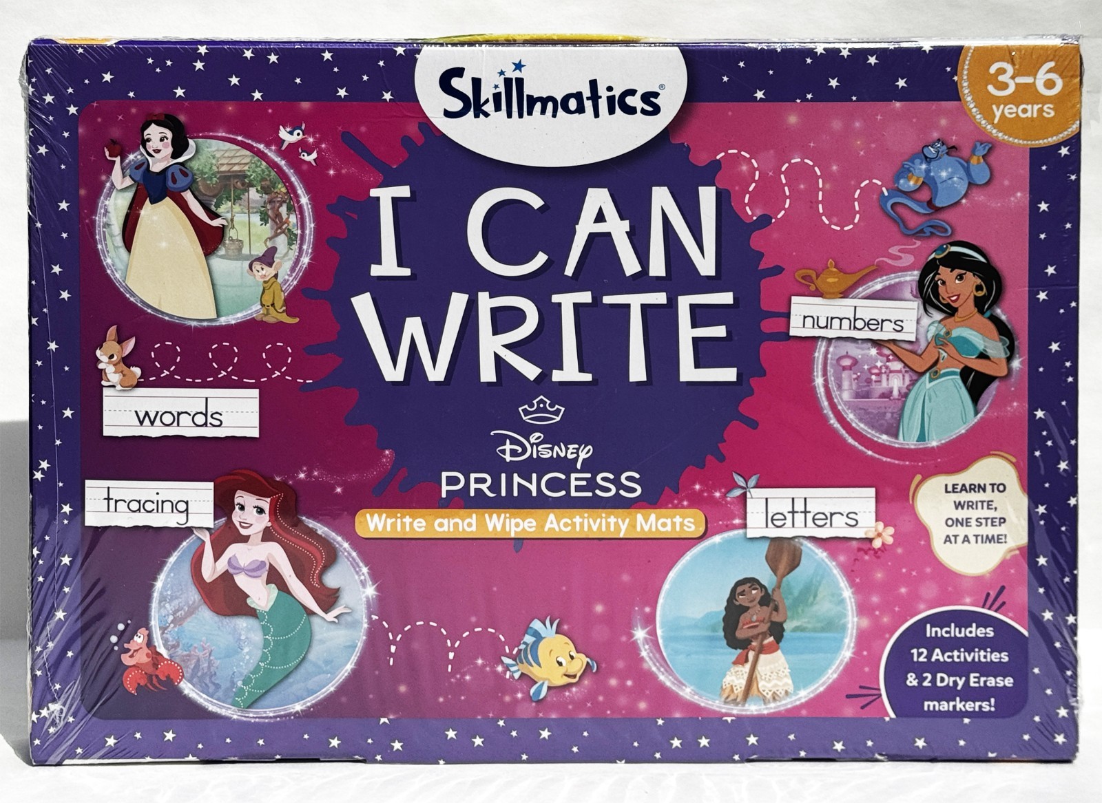 NEW Disney Princess «I Can Write» Game for 3-6 Years, Educational, Homeschool
