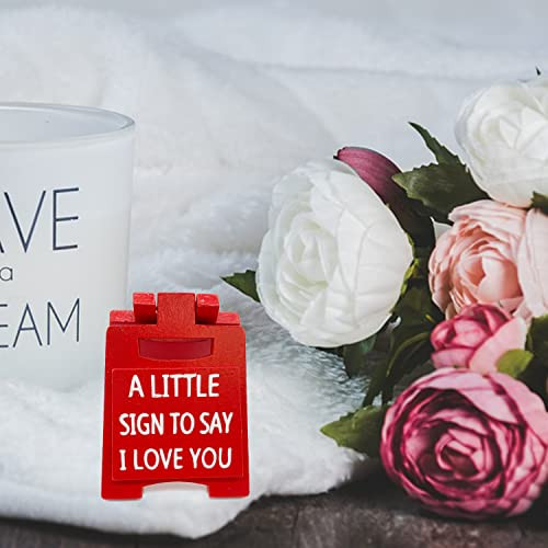 A Little Sign to Say I Love You Fun Valentines Girlfriend or Boyfriend Gift