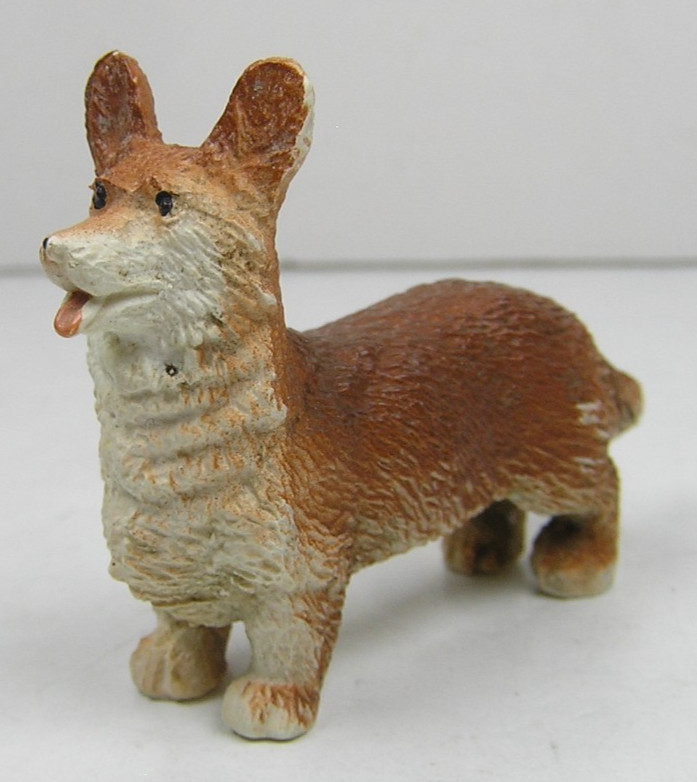 Safari Corgi Dog 1.75″ Long Plastic Animal Toy Figure China