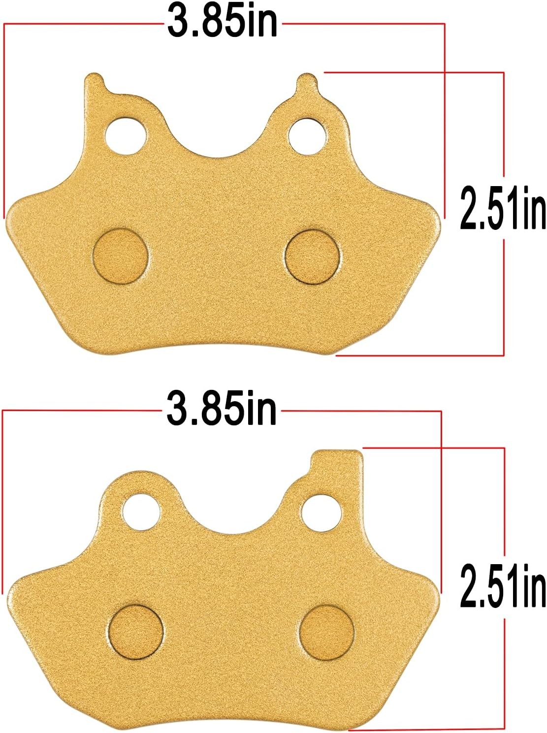 Brake Pads Heavy-duty Ceramics for Harley Davidson 2000-2007 Touring Flhtcu-i El