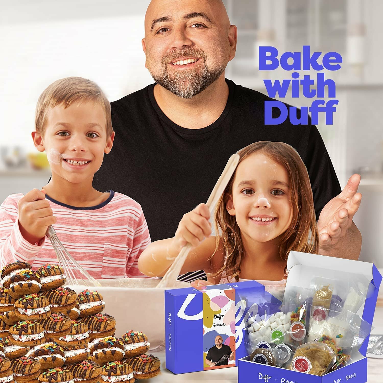Duff Goldman DIY Baking Set for Kids by Baketivity – Bake Delicious S’mores…