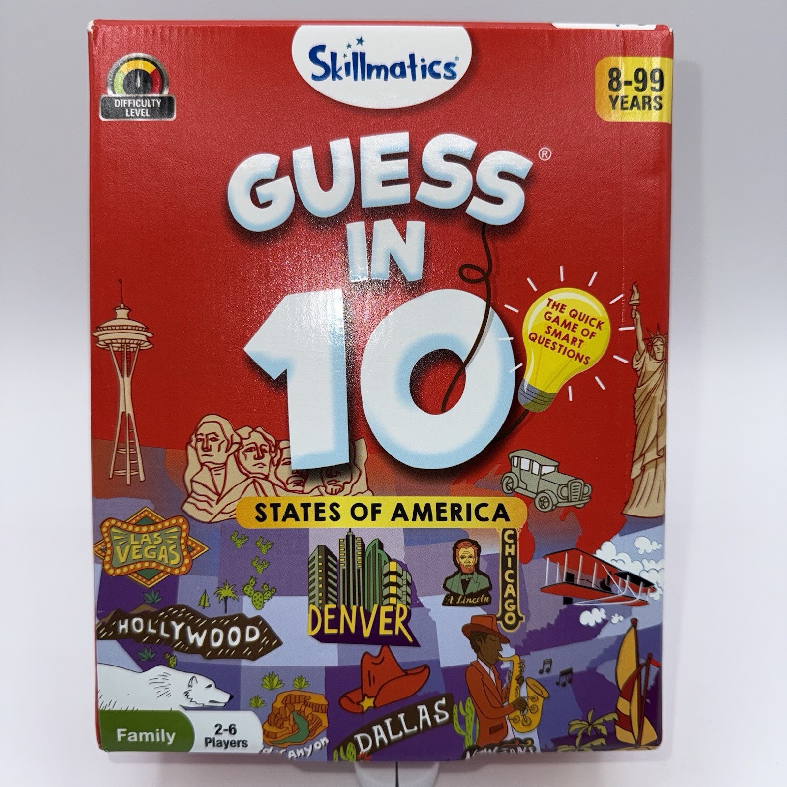 Guess in 10 UNITED STATES OF AMERICA Educational Game NEW! Geography Skillmatics