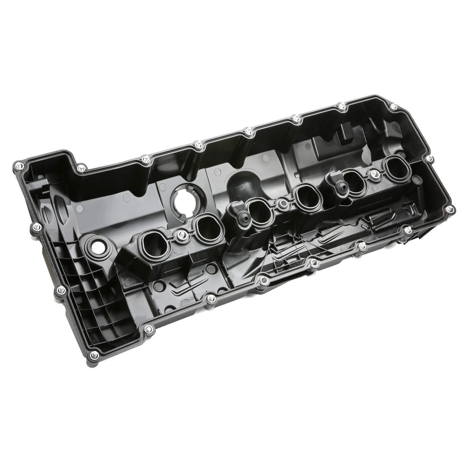 Upgrades(Plastic) MITZONE N52 Engine Valve Cover Kit with Oil Cap & PCV Hose