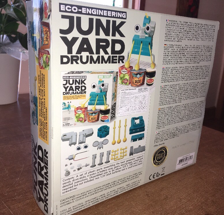 4M Green Science Eco-Engineering JUNK YARD DRUMMER Learning Brain Toy Award Winr