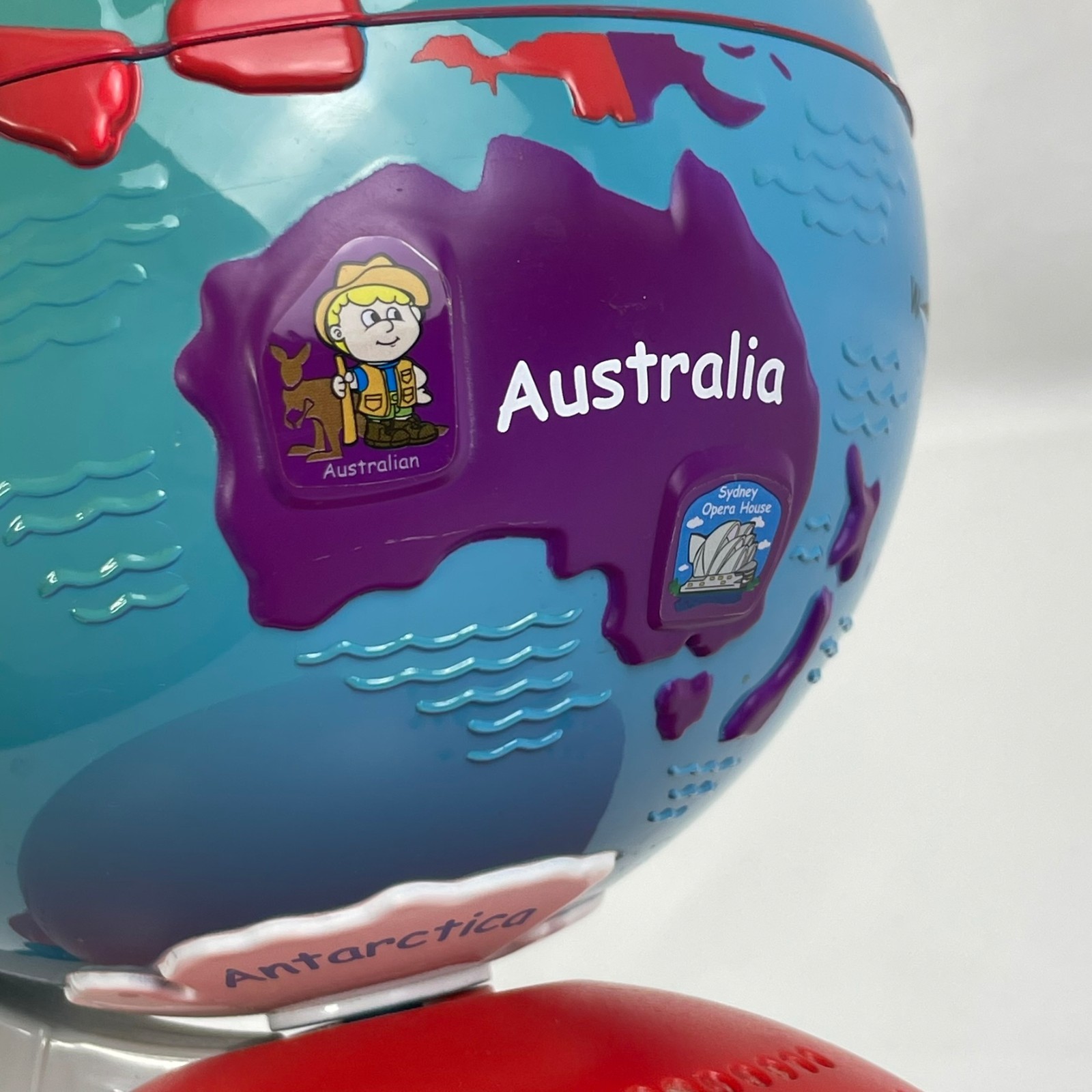 Vtech Kids Toy Fly & Learn Globe Educational Interactive Learning Game Vintage