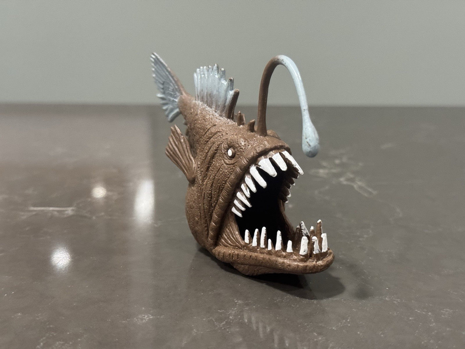Nature World Deep Sea Ocean Life Anglerfish Water Toy 5” Figure Boley #TM04
