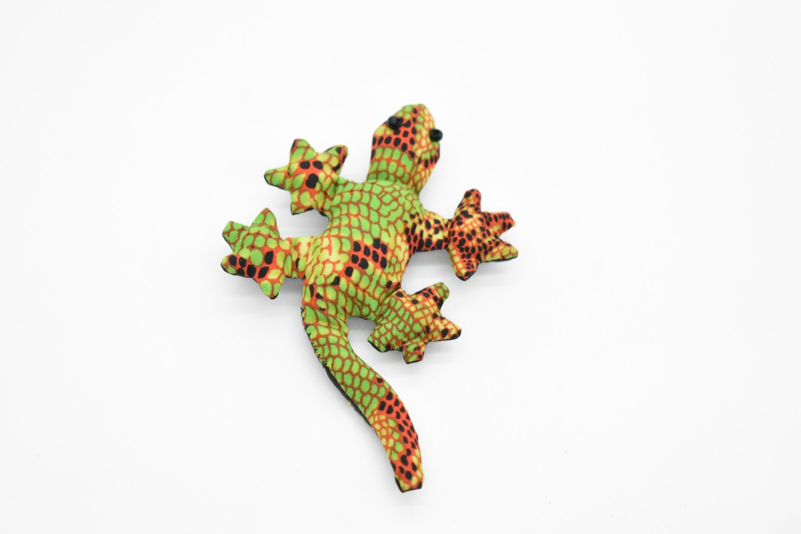 Gecko, Lizard, Green, Hand Made Thailand Sand Creatures, Toy, Paper Weight 3″