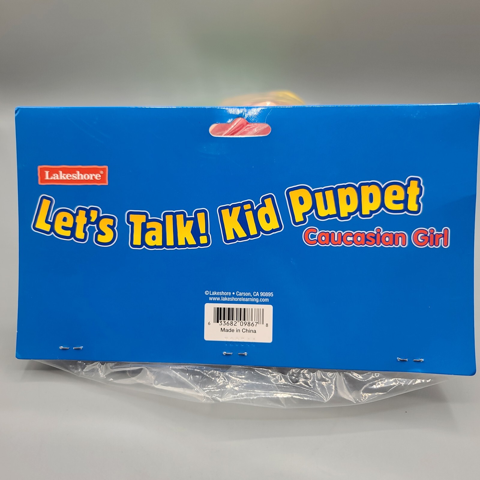 Lakeshore Learning Hand Puppet Caucasian Girl Let’s Talk Pretend Play Sealed