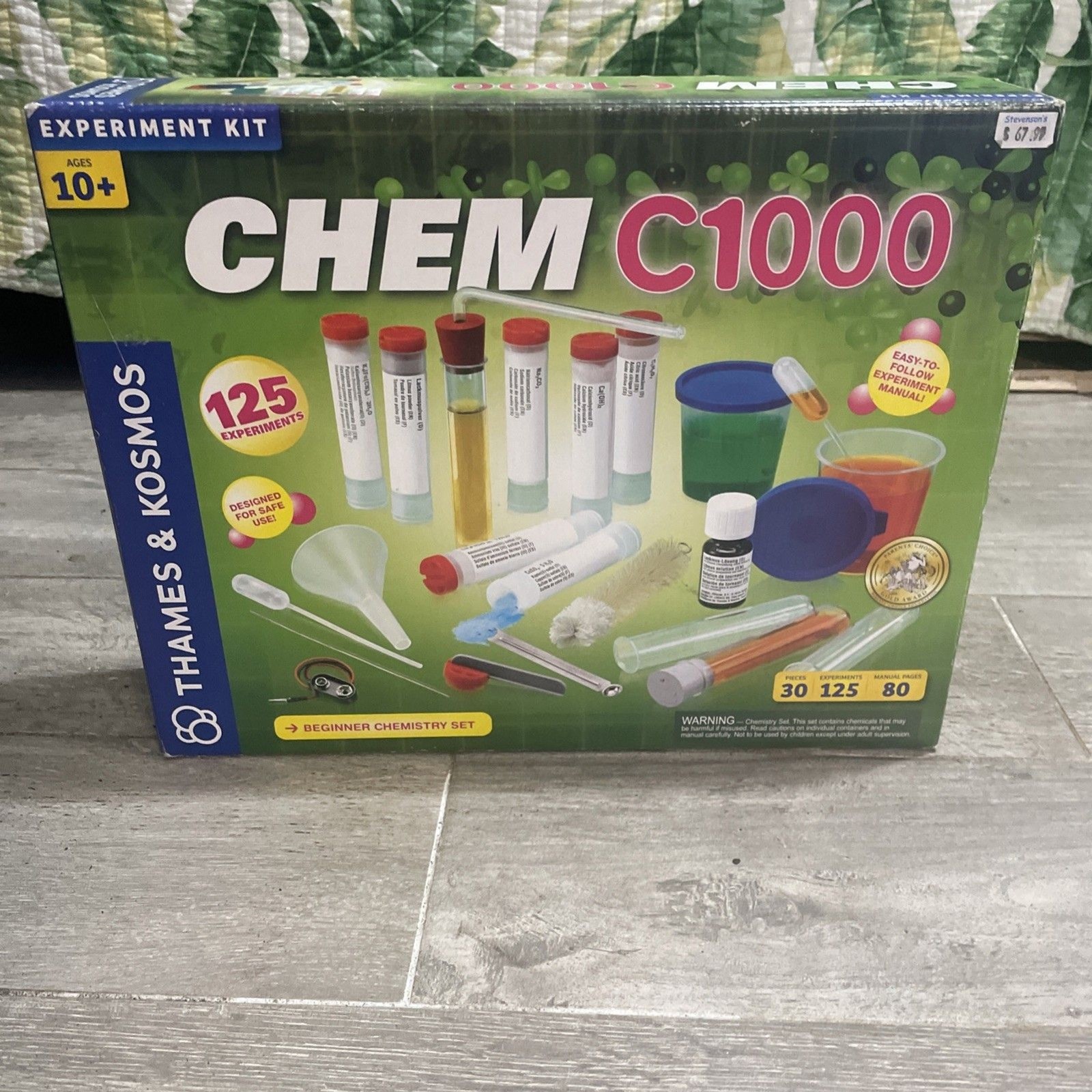 Thames & Kosmos CHEM C1000 Chemistry Experiment Kit Open Box Sealed