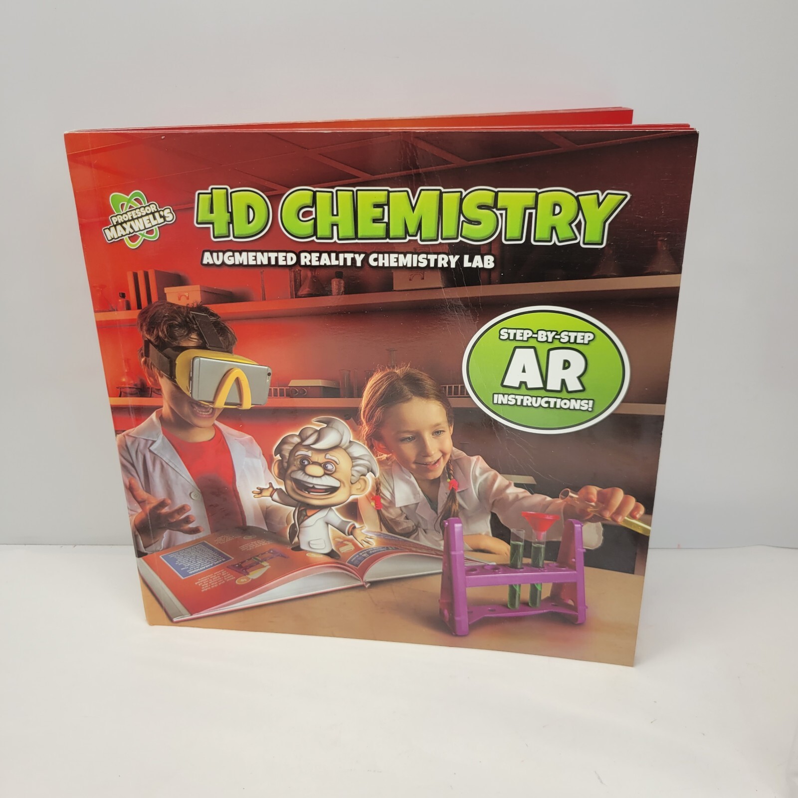 Professor Maxwells 4D Augmented Reality Chemistry Lab Stem Incomplete Open Box