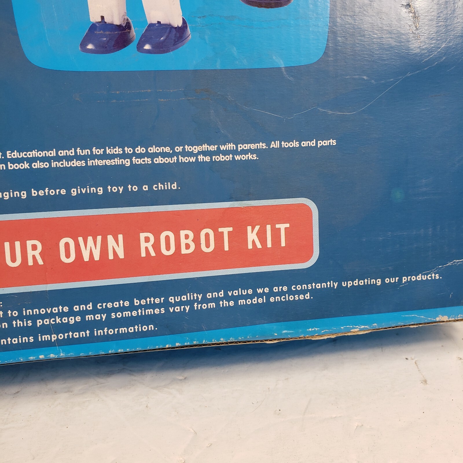 Kool Toyz Build Your Own Robot Kit w/ remote NEW Science 2007