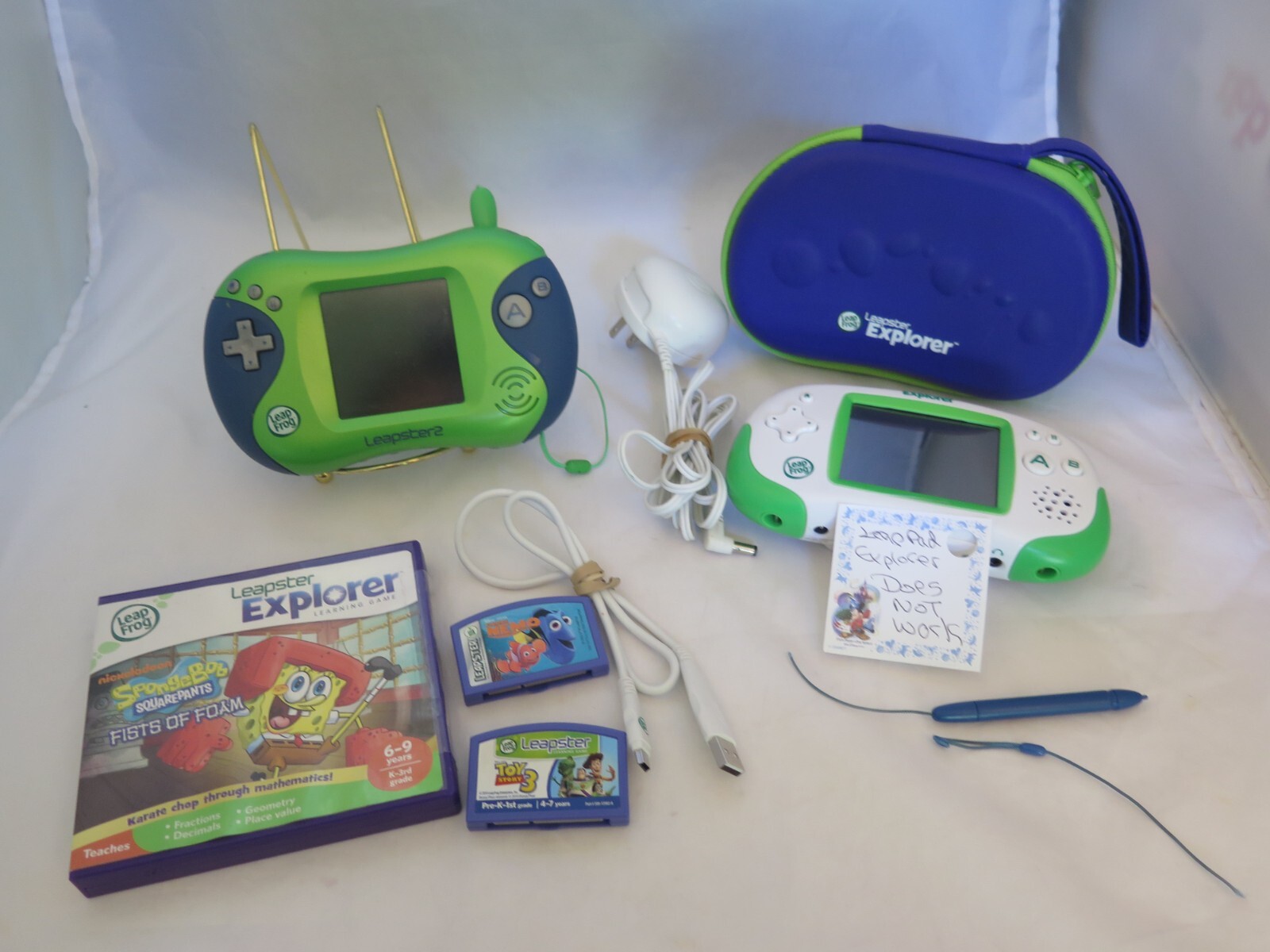 LeapFrog Leapster Lot – Some Works, Some Does Not, Some New – See Details – b10