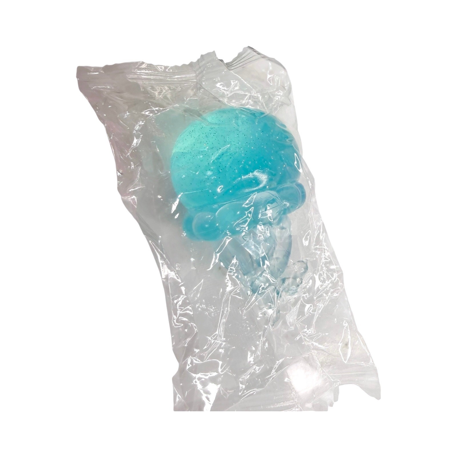 Jelly Squish Stress Ball Set 3 Pink Blue Purple Squishy Jelly Fish Shape New Box