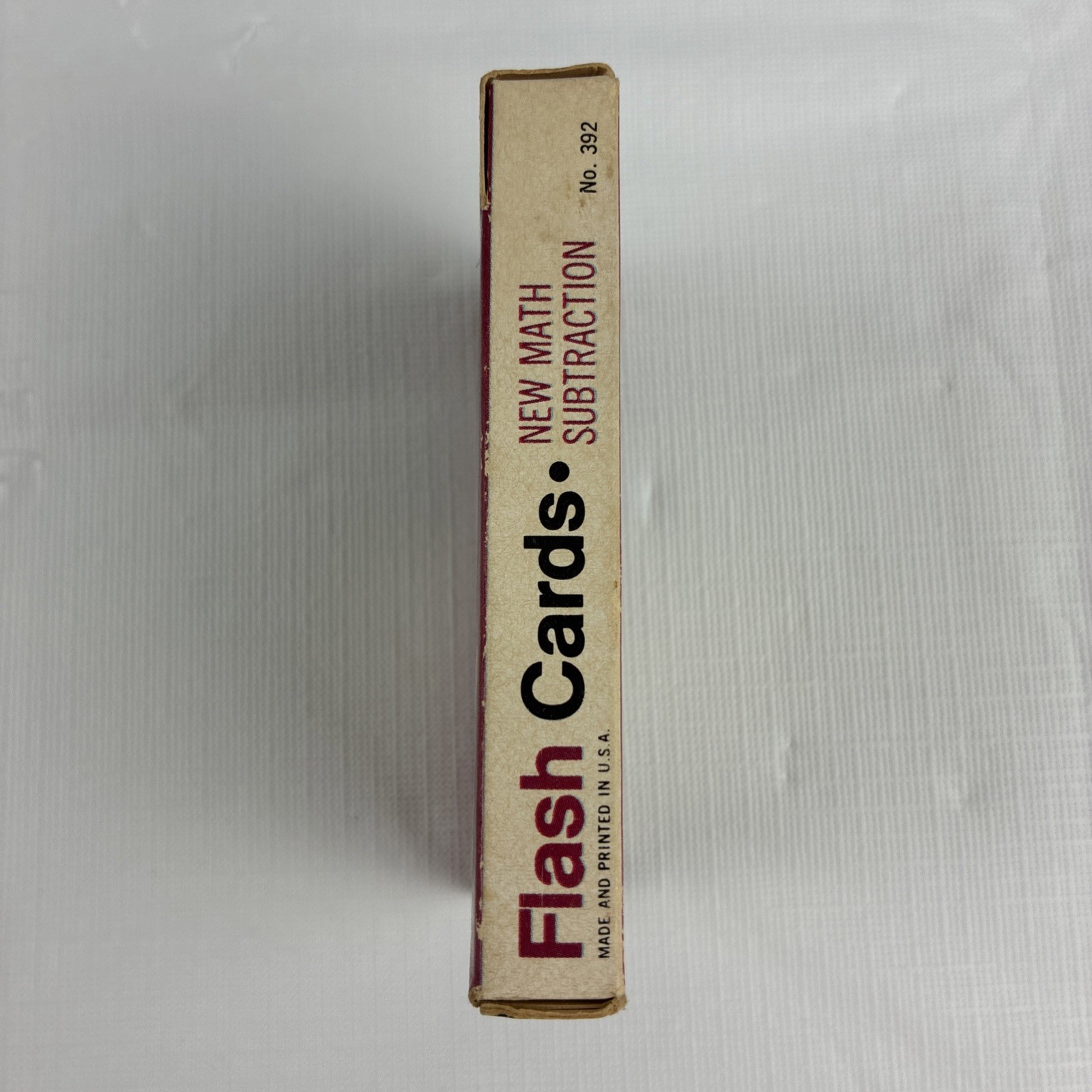 Vintage 1974 Edu-Cards Math Subtraction Flash Cards #392