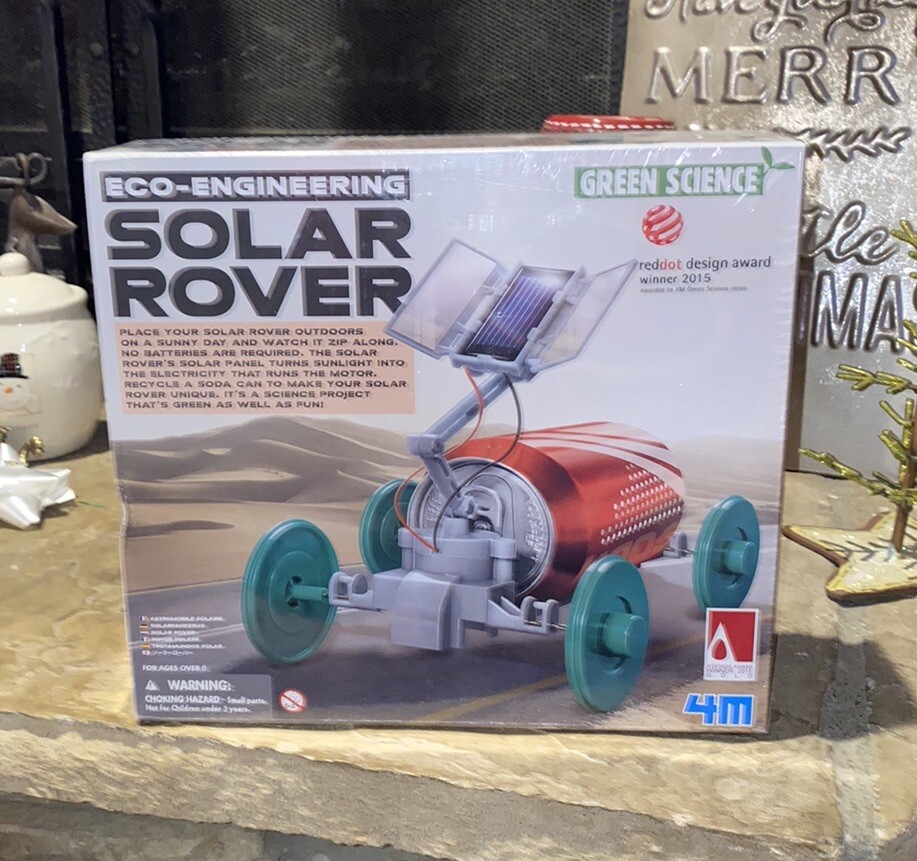 NEW Sealed Box Eco-Engineering Solar Rover Green Science Model. 4M.