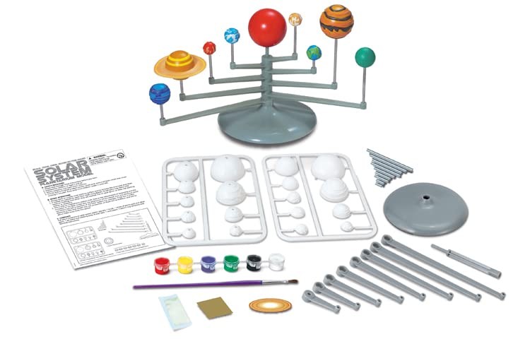 : Solar System Planetarium – Assemble Your Own 11.8″ Model, Snap-Together, Gl…