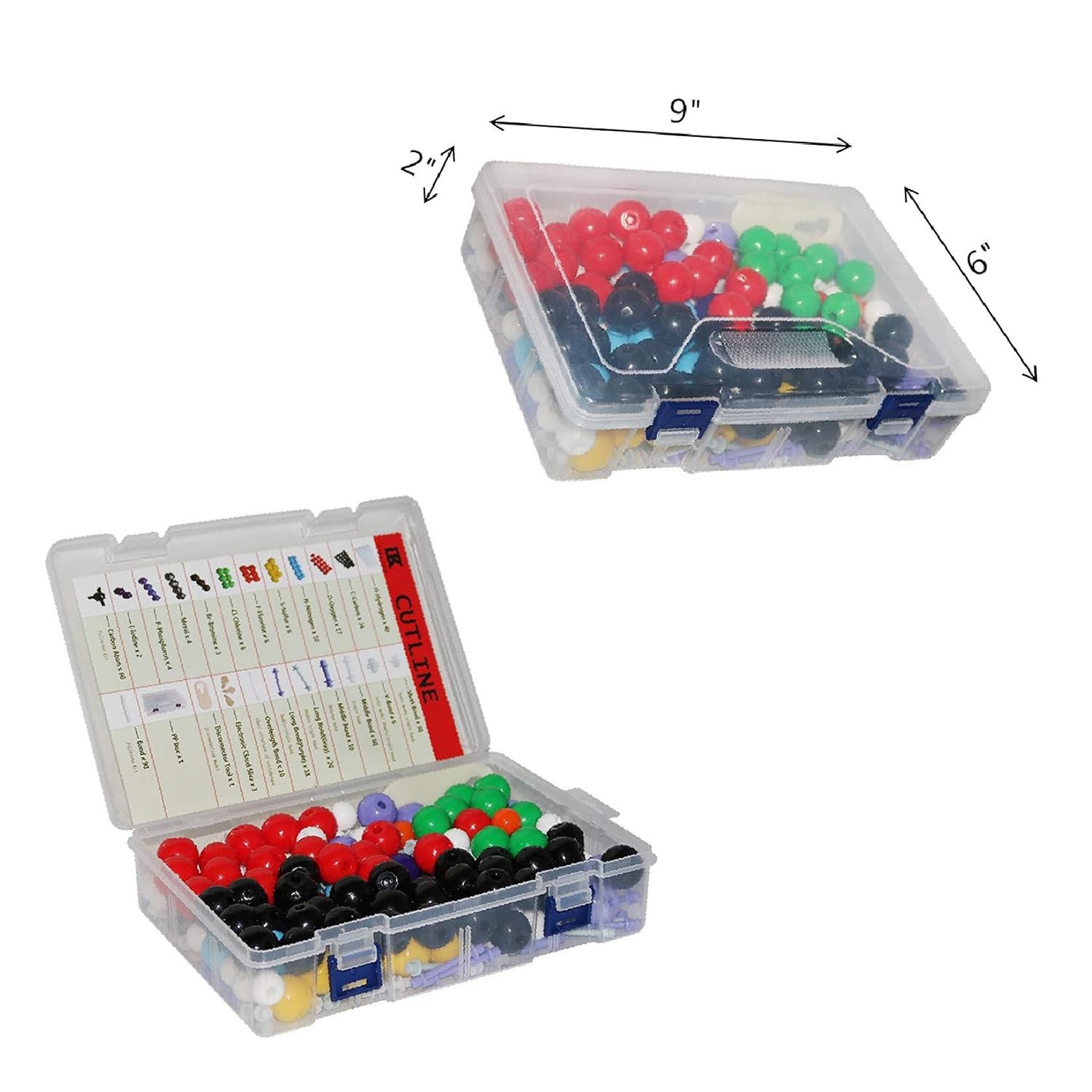 Chemistry Molecular Model Kit (444 Pieces), Student or Teacher Set for Organic a
