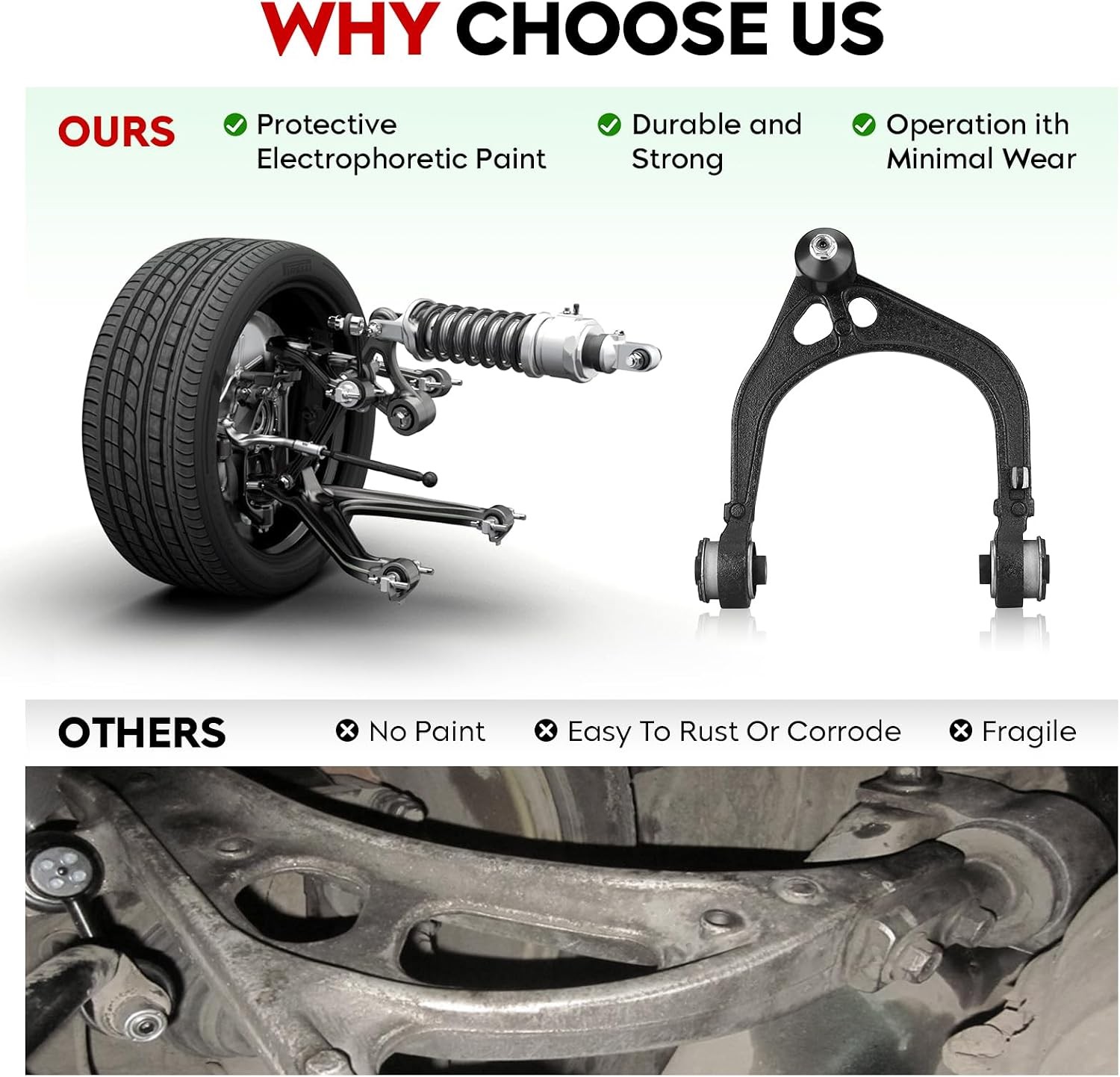 Upper Control Arm Kit for Chevy Silverado 1999-2006