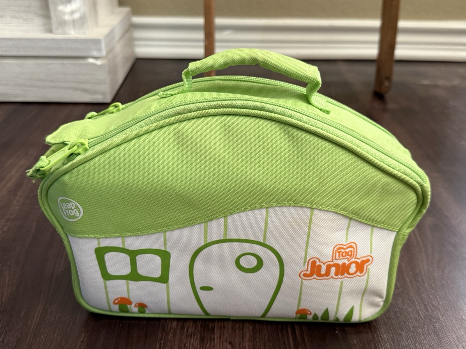 Leap Frog TAG Junior Reading System Kids + 7 Books Reader Tote Tested Pooh Dora